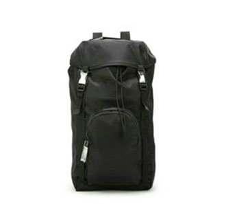 2014 Prada technical fabric backpack V164 black sale - Click Image to Close
